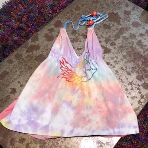 The Dyed Cotton Halter Top